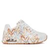 Сникърси Skechers Uno Metallic Love 155523/WTGD Бял цвят на ниска цена