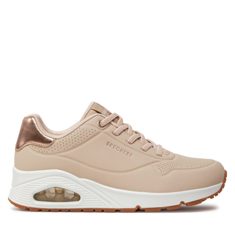 Сникърси Skechers Uno Shimmer Away 155196/NAT Розов цвят на ниска цена