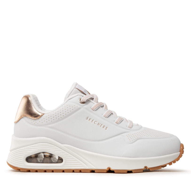 Сникърси Skechers Uno Shimmer Away 155196/WHT Бял цвят на ниска цена