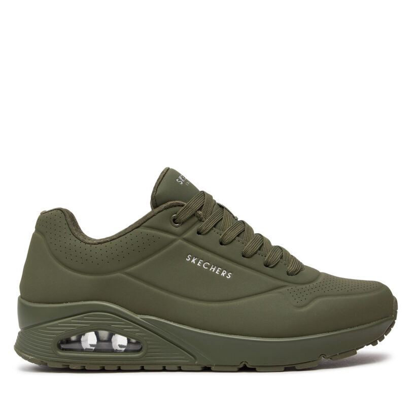 Сникърси Skechers Uno - Stand On Air 52458/DKGR Зелен цвят на ниска цена