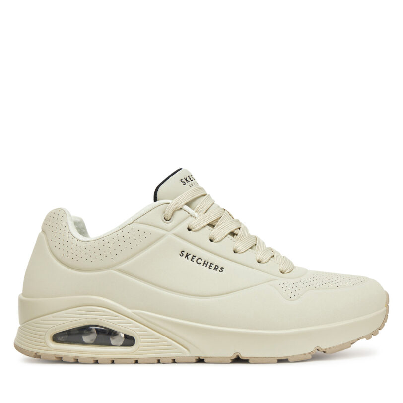Сникърси Skechers Uno - Stand On Air 52458/OFWT Екрю цвят на ниска цена