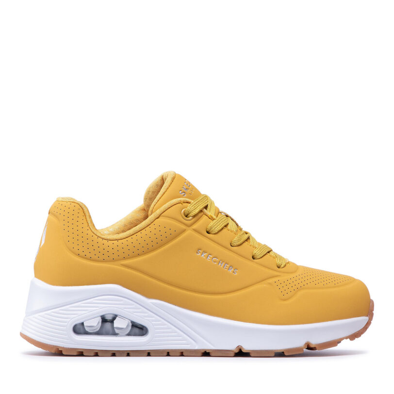 Сникърси Skechers Uno Stand On Air 73690/YLW Жълт цвят на ниска цена
