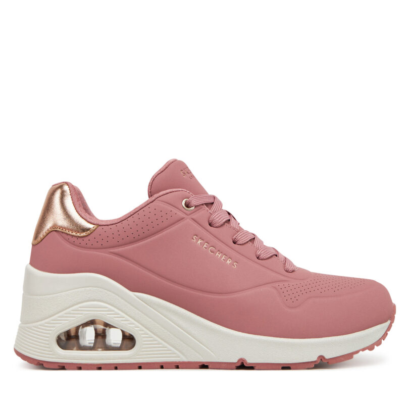 Сникърси Skechers Uno Wedge - HI Steps 177520/ROS Розов цвят на ниска цена
