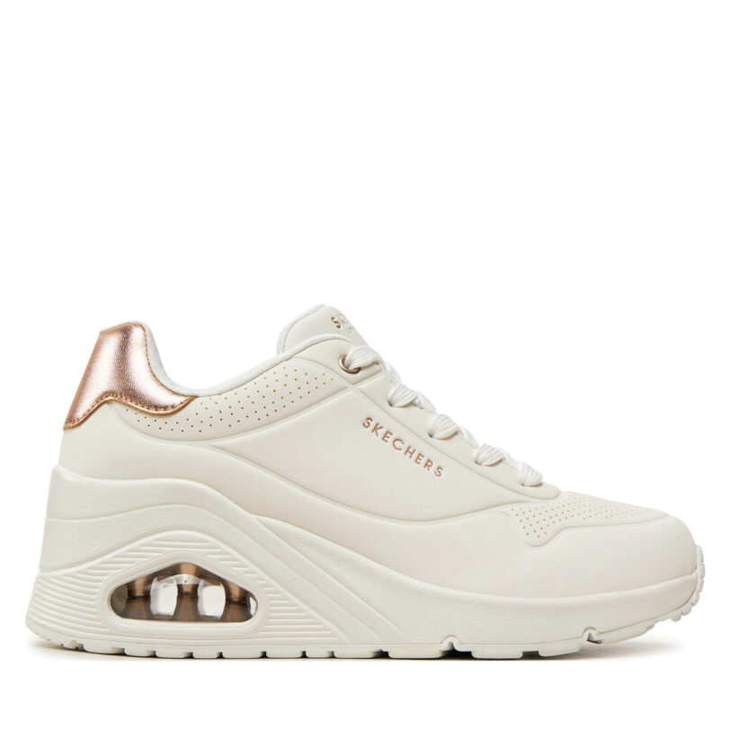 Сникърси Skechers Uno Wedge - Hi Steps 177520/WHT Бял цвят на ниска цена