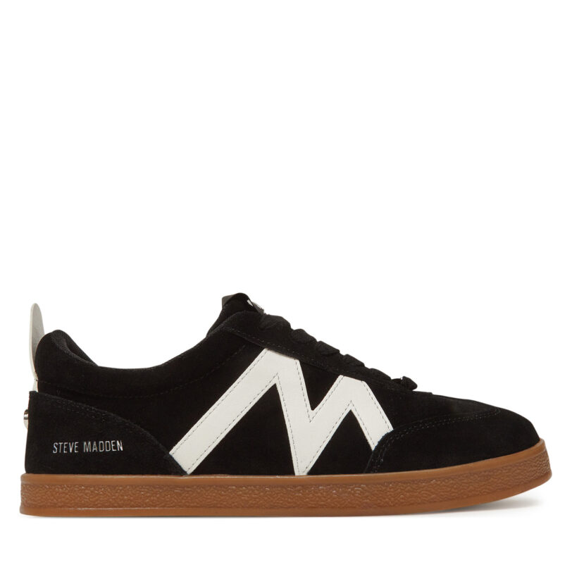 Сникърси Steve Madden Degree SM11003179 Черен цвят на ниска цена
