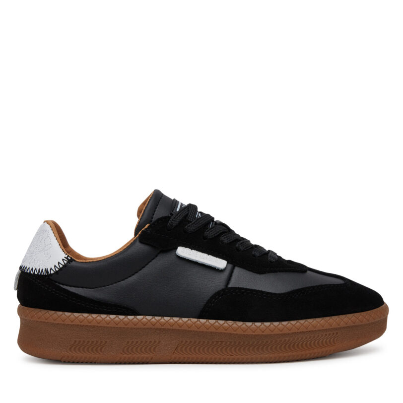 Сникърси Steve Madden Euphoria SM11003591 Черен цвят на ниска цена