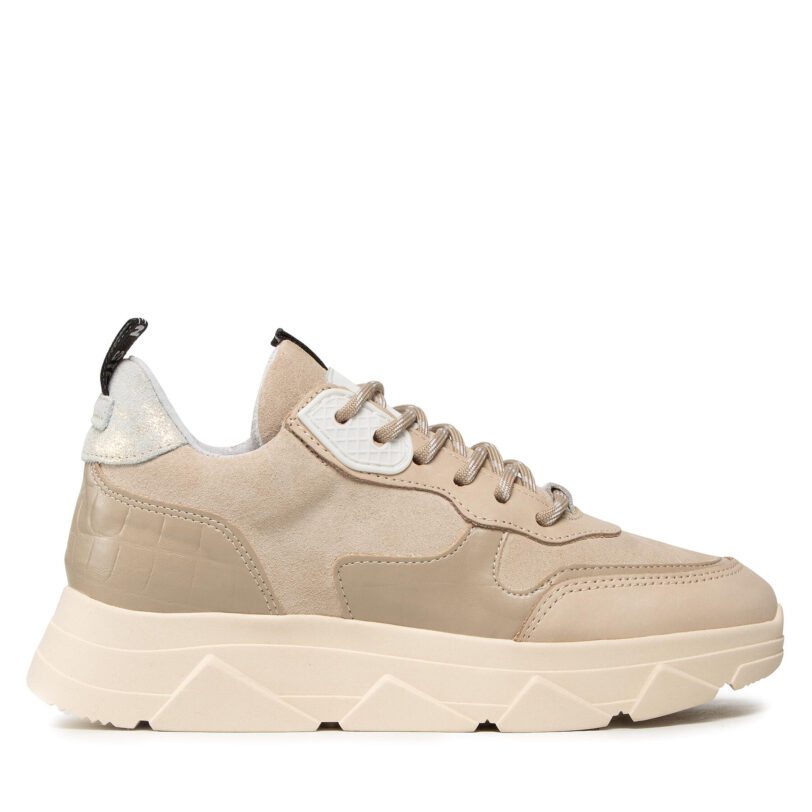 Сникърси Steve Madden Pitty SM11001024-03002-100 Бежов цвят на ниска цена