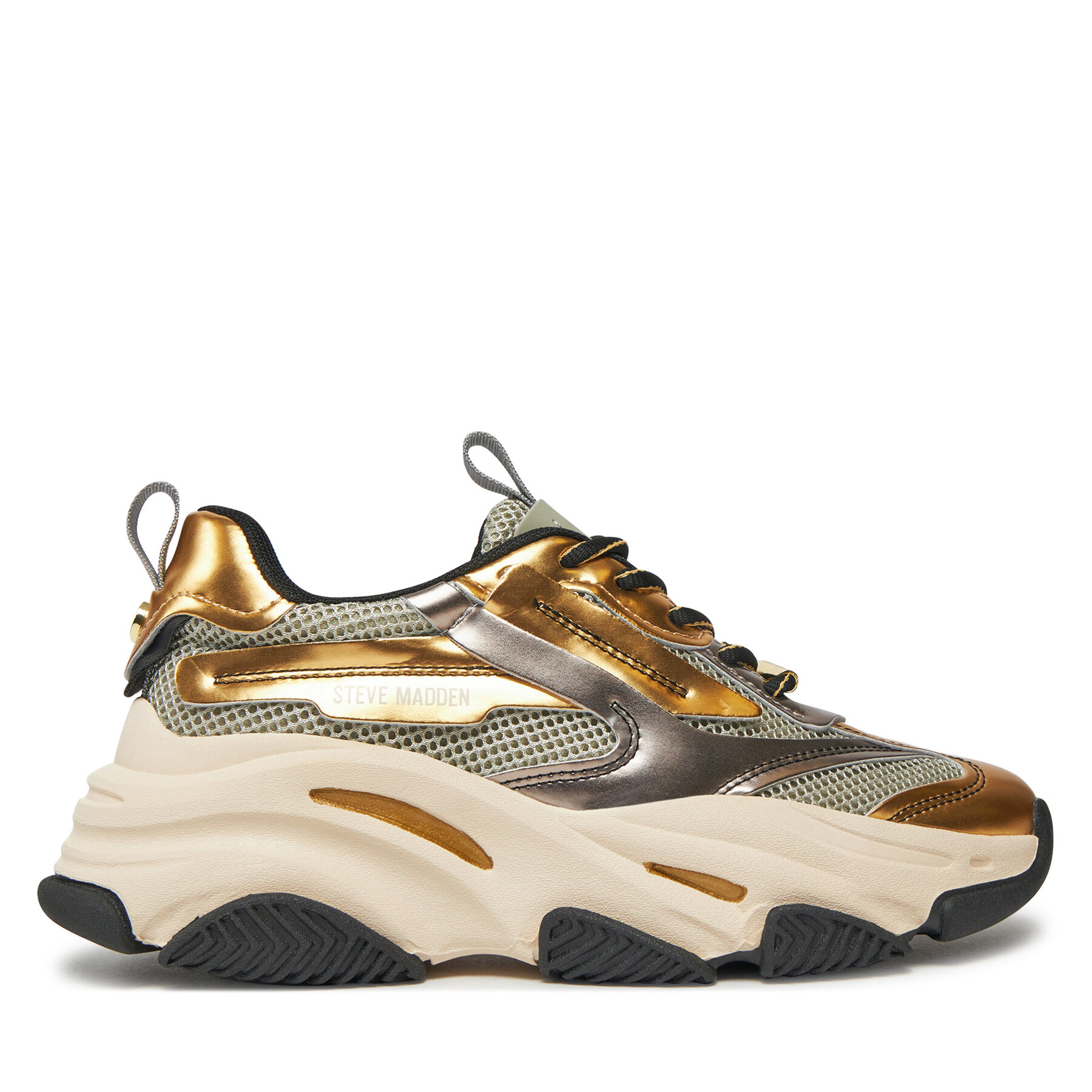 Сникърси Steve Madden Possession-E SM19000033 Сребрист цвят на ниска цена