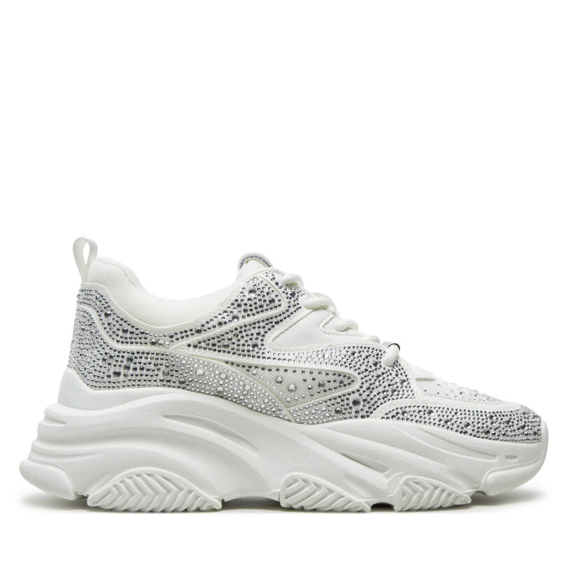 Сникърси Steve Madden Privy SM19000082 Бял цвят на ниска цена