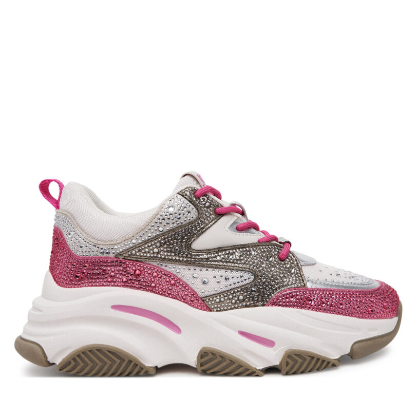 Сникърси Steve Madden Privy SM19000082 Бял цвят на ниска цена