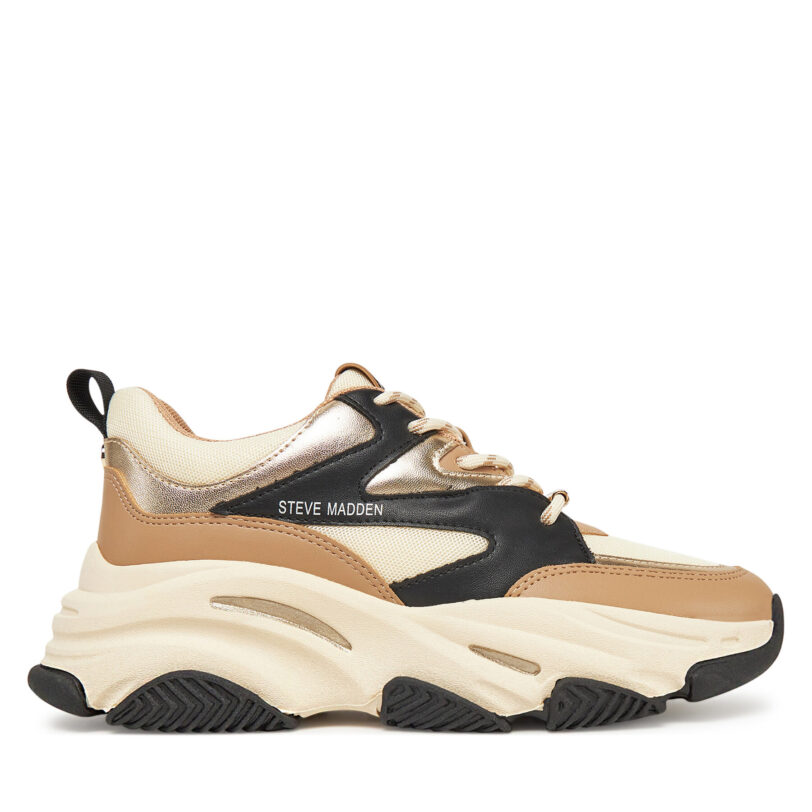 Сникърси Steve Madden Progressive SM19000096 Бежов цвят на ниска цена