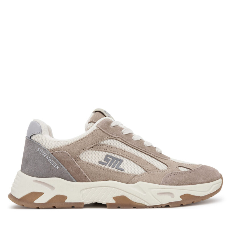 Сникърси Steve Madden Sneak Peak-E SM19000129 Кафяв цвят на ниска цена