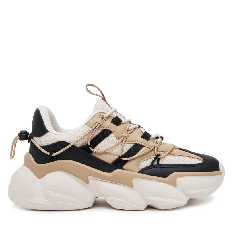 Сникърси Steve Madden Spectator SM11002961 Бежов цвят на ниска цена