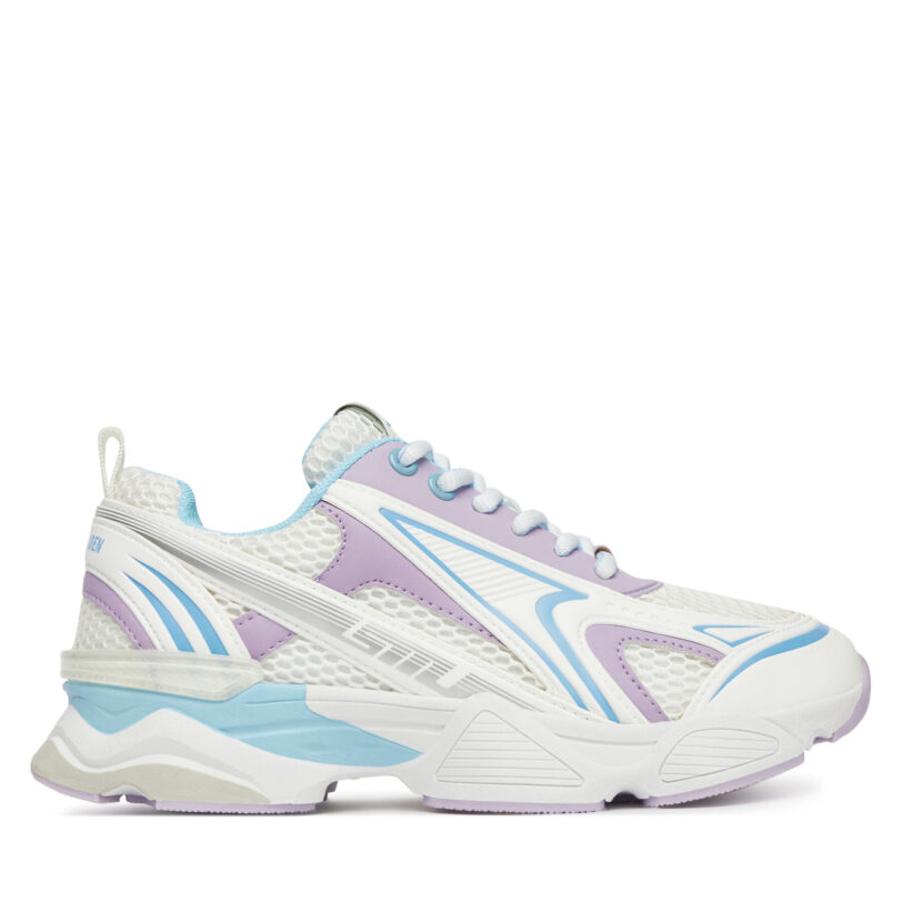 Сникърси Steve Madden Speedster-E SM19000122 Бял цвят на ниска цена