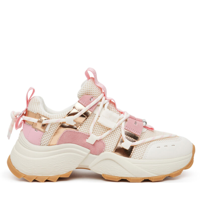 Сникърси Steve Madden Tazmania SM11002419 Бял цвят на ниска цена