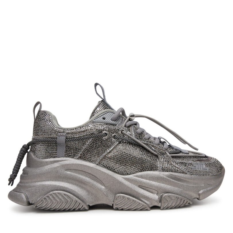 Сникърси Steve Madden Vault 2R SM11003549 Сребрист цвят на ниска цена
