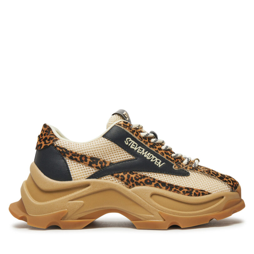 Сникърси Steve Madden Zoomz-L SM11003503 Кафяв цвят на ниска цена