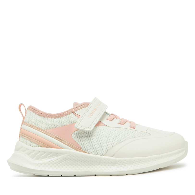 Сникърси Tommy Hilfiger 33755-1697A704 S Бял цвят на ниска цена