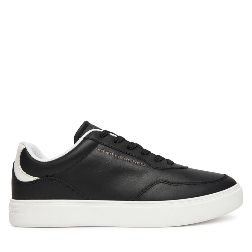 Сникърси Tommy Hilfiger Casual Cupsole FW0FW08689 Черен цвят на ниска цена