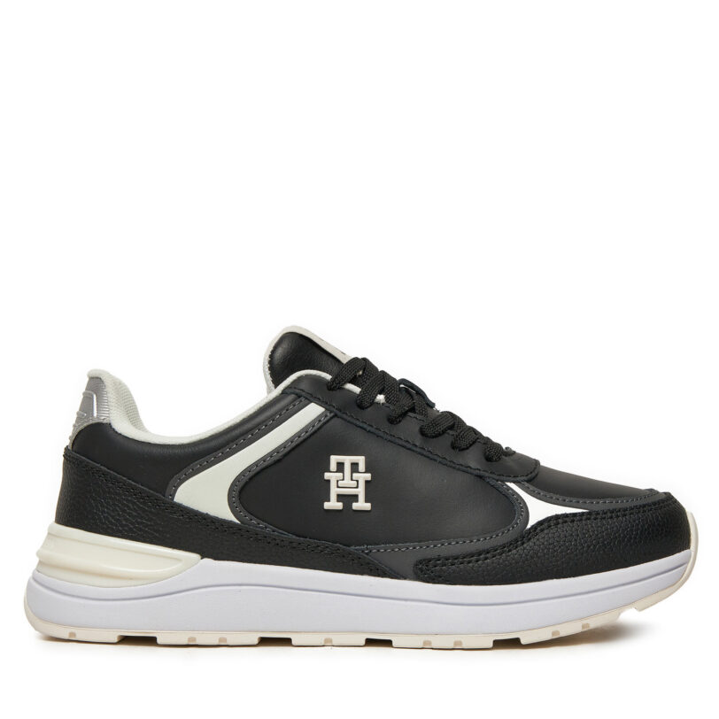 Сникърси Tommy Hilfiger Casual Fashion Runner FW0FW08325 Черен цвят на ниска цена