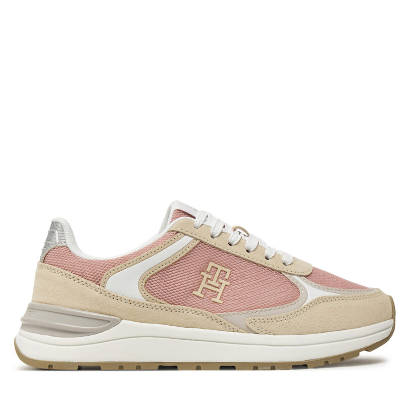 Сникърси Tommy Hilfiger Casual Fashion Runner Mix FW0FW08324 Цветен цвят на ниска цена