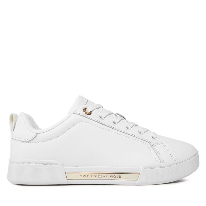 Сникърси Tommy Hilfiger Chique Court Sneaker FW0FW07634 Бял цвят на ниска цена