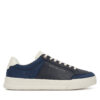 Сникърси Tommy Hilfiger Court Mix Lnubuck FM0FM05410 Тъмносин цвят на ниска цена