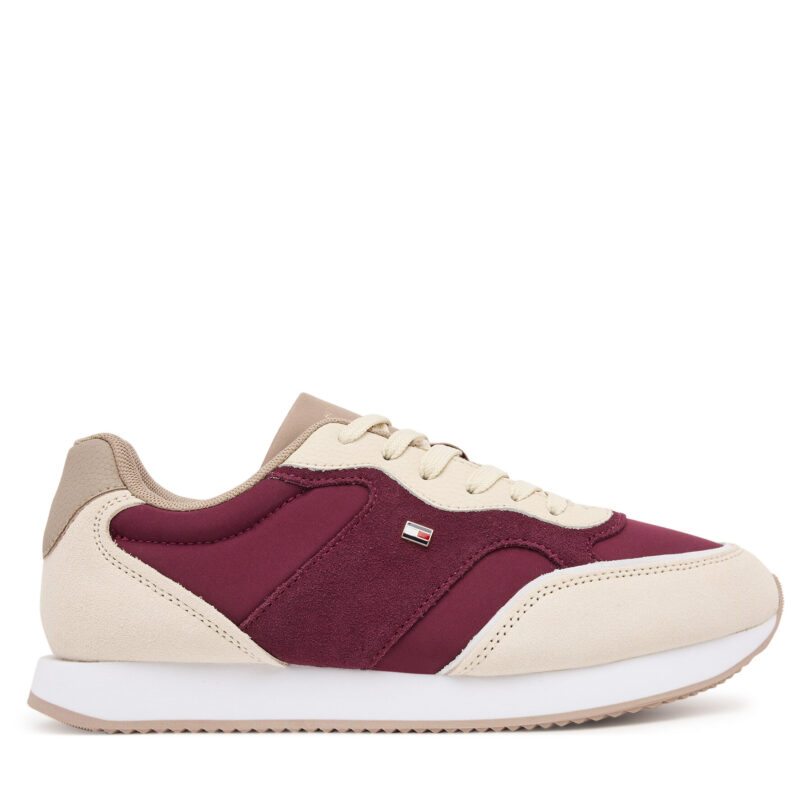 Сникърси Tommy Hilfiger Easy Runner FW0FW08836 Бежов цвят на ниска цена