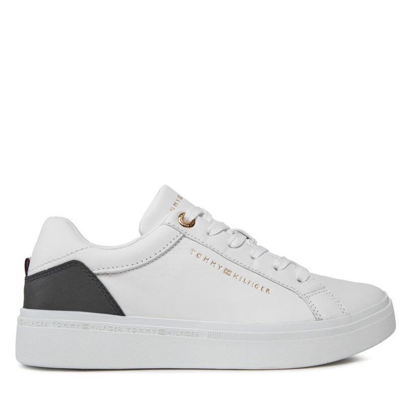 Сникърси Tommy Hilfiger Elevated Essential Court Sneaker FW0FW07635 Бял цвят на ниска цена