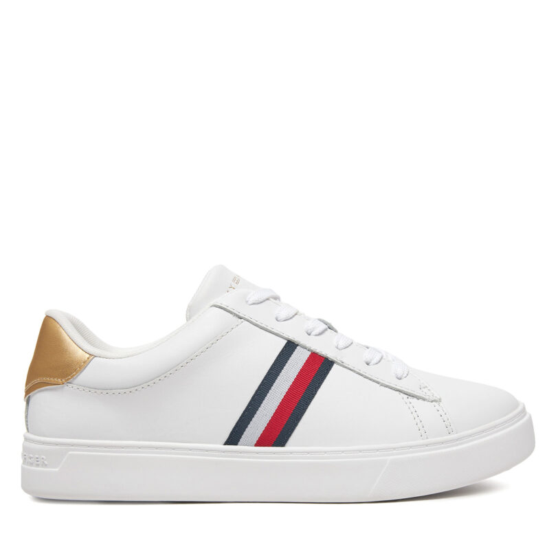 Сникърси Tommy Hilfiger Essential Court Sneaker FW0FW08321 Бял цвят на ниска цена