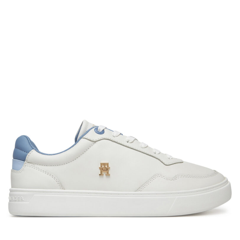 Сникърси Tommy Hilfiger Essential Elevated Court Sneaker FW0FW08680 Бял цвят на ниска цена