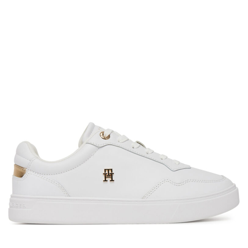 Сникърси Tommy Hilfiger Essential Elevated Court Sneaker FW0FW08758 Бял цвят на ниска цена
