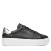 Сникърси Tommy Hilfiger Essential Platform Court Sneaker FW0FW08756 Черен цвят на ниска цена