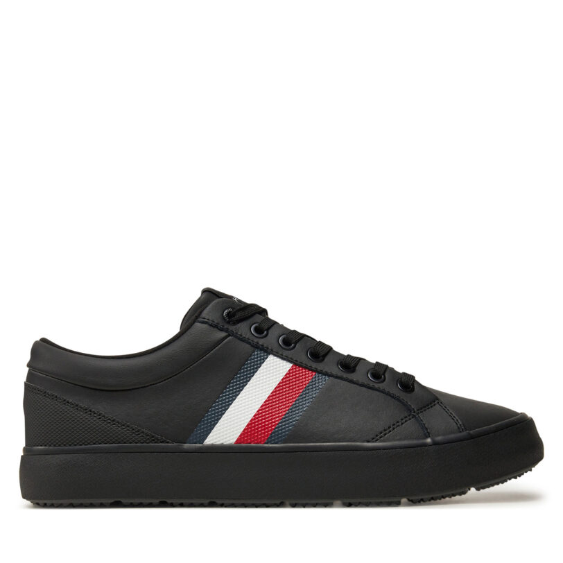 Сникърси Tommy Hilfiger FM0FM05199 Черен цвят на ниска цена