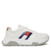 Сникърси Tommy Hilfiger Flag Low Cut Lace-Up Sneaker T3A9-33550-1697 S Бял цвят на ниска цена