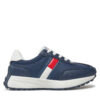 Сникърси Tommy Hilfiger Flag Low Cut Lace-Up Sneaker T3X9-33877-1695 M Тъмносин цвят на ниска цена