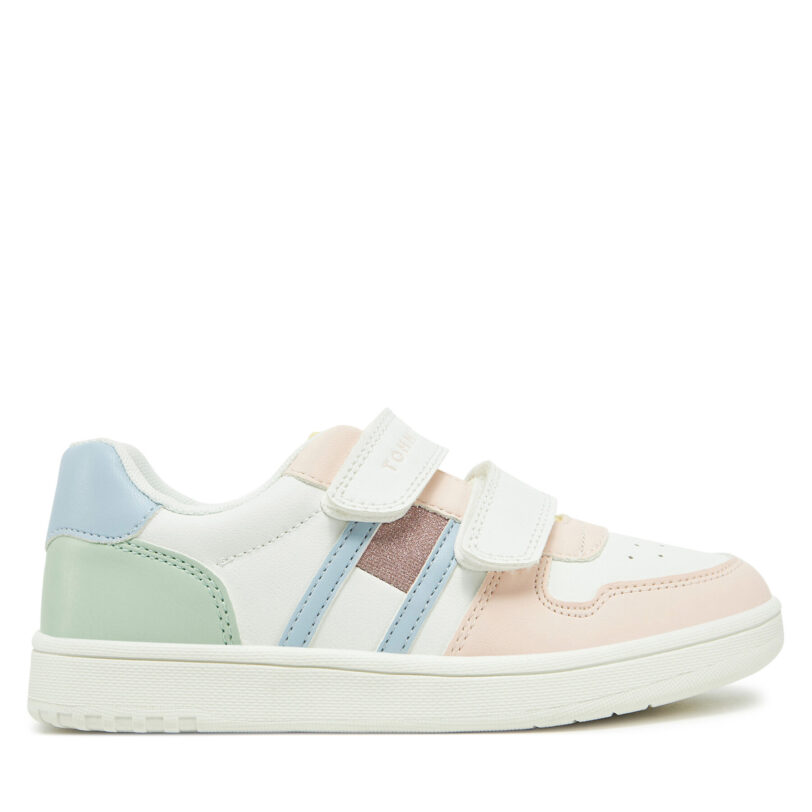 Сникърси Tommy Hilfiger Flag Low Cut Velcro SNeaker T1A9-33730-1439 S Цветен цвят на ниска цена