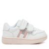 Сникърси Tommy Hilfiger Flag Low Cut Velcro Sneaker T1A9-33730-1439 M Бял цвят на ниска цена