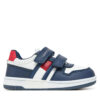 Сникърси Tommy Hilfiger Flag Low Cut Velcro Sneaker T1X9-33841-1355 M Тъмносин цвят на ниска цена