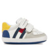 Сникърси Tommy Hilfiger Flag Low Sneaker T0B9-33830-1755 Бял цвят на ниска цена