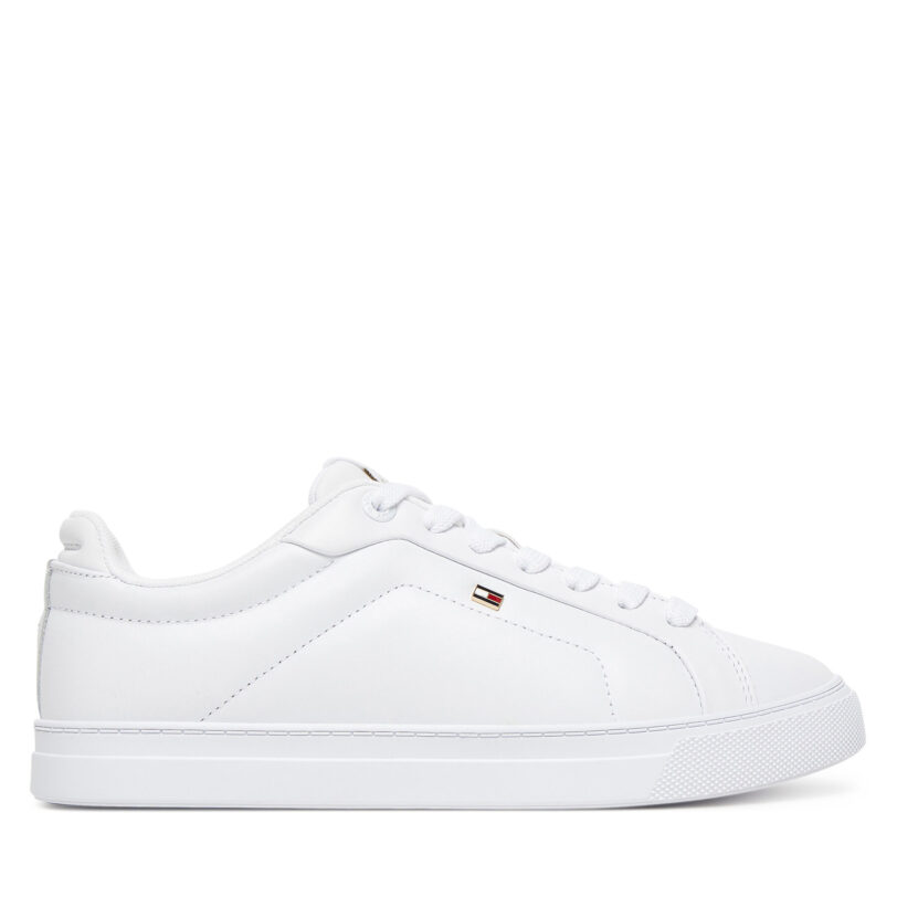 Сникърси Tommy Hilfiger Icon Court FW0FW08815 Бял цвят на ниска цена