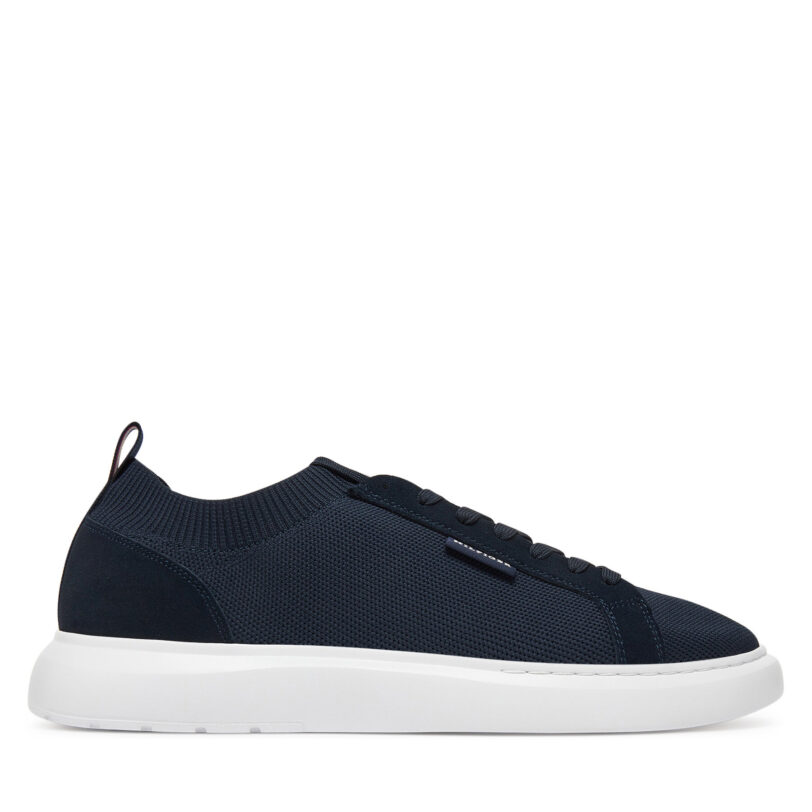 Сникърси Tommy Hilfiger Light Cupsole Knit Seasonal FM0FM05403 Тъмносин цвят на ниска цена
