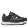 Сникърси Tommy Hilfiger Low Cut Lace-Up Sneaker T3A9-33548-1695 M Черен цвят на ниска цена