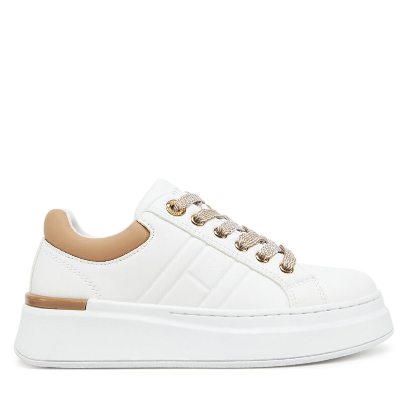 Сникърси Tommy Hilfiger Low Cut Lace-Up Sneaker T3A9-33751-1355 M Бял цвят на ниска цена