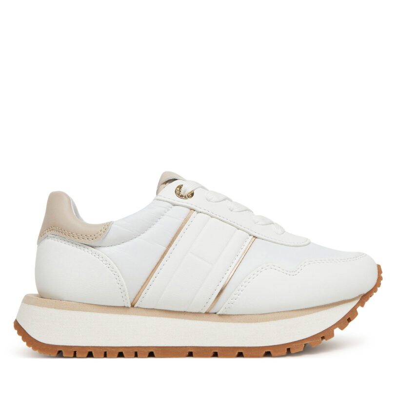 Сникърси Tommy Hilfiger Low Cut Lace-Up Sneaker T3A9-33758-1695 M Бял цвят на ниска цена