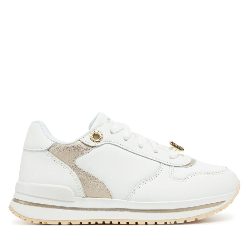 Сникърси Tommy Hilfiger Low Cut Lace-Up Sneaker T3A9-33765-1355 M Бял цвят на ниска цена