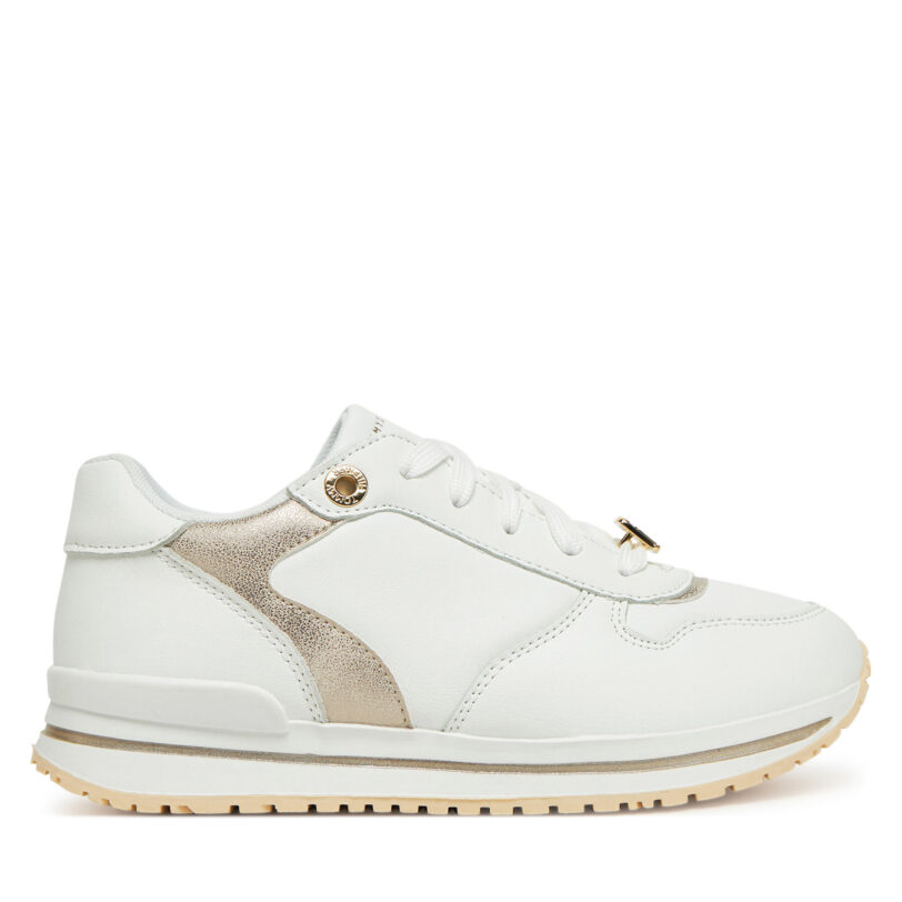 Сникърси Tommy Hilfiger Low Cut Lace-Up Sneaker T3A9-33765-1355 S Бял цвят на ниска цена