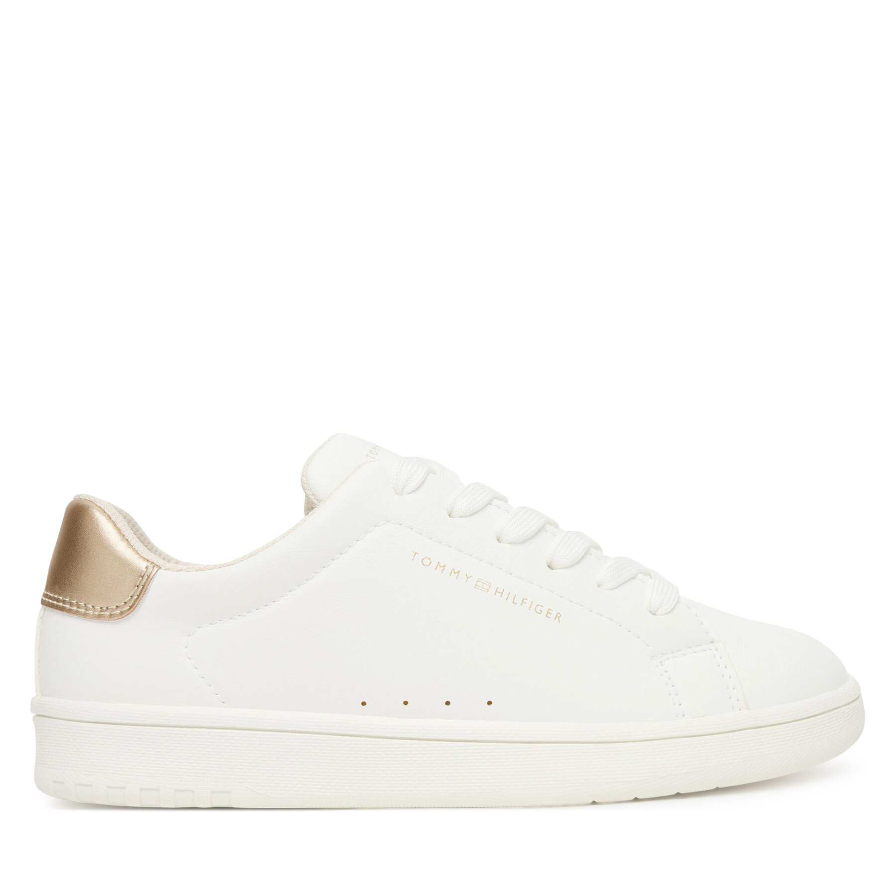 Сникърси Tommy Hilfiger Low Cut Lace Up Sneaker T3A9-33976-1355 S Бял цвят на ниска цена