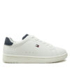Сникърси Tommy Hilfiger Low Cut Lace-Up Sneaker T3X9-33848-1355 M Бял цвят на ниска цена