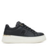 Сникърси Tommy Hilfiger Low Cut Lace-Up T3A9-33985-1355 Черен цвят на ниска цена